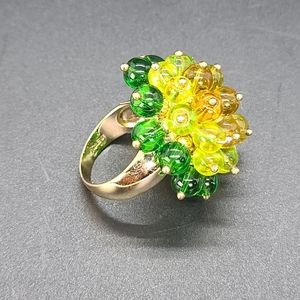 J. Crew Beaded Ombre Ring. Sz 8